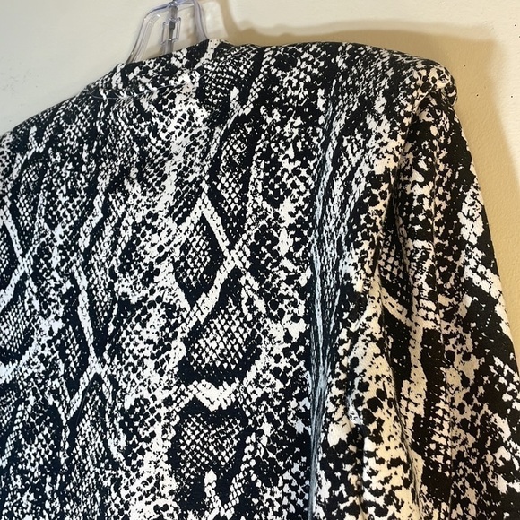 NWT. Culpos x Inc Snake Print Long Sleeve Mini Dress. XXS. - Picture 11 of 12